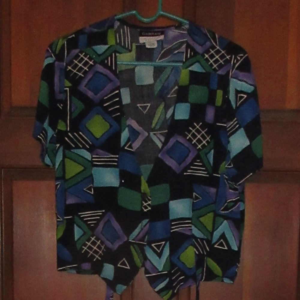 CABRAIS Short Sleeve Top Vest P/Med
